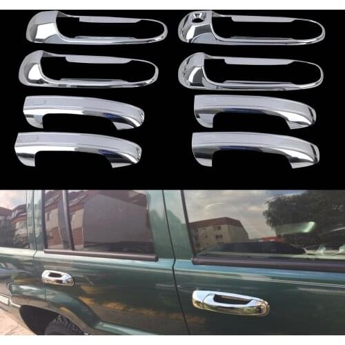 For DODGE DURANGO DAKOTA For JEEP LIBERTY GRAND CHEROKEE CHROME DOOR HANDLE COVER(4pcs)