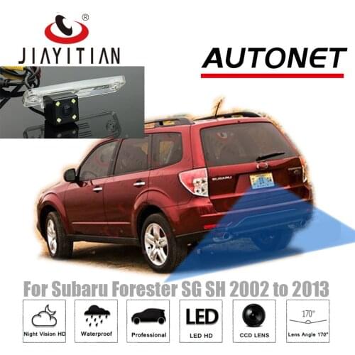 JIAYITIAN Rear View camera For Subaru Forester SG5 SH 2003 2004 2005 2006 2009 2002 to 2013 HD CCD backup Parking Reverse Camera