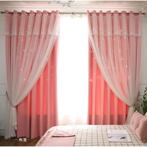 Lace curtains Embroidered curtains living room curtains bedroom curtains balcony curtains wave window drape modern shade curtain