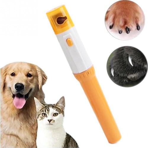 Pet Nail Clipper Cats Dog Paw Nails Trimmer Electric Painless Dogs Nail Grinding File Kit Pet Dog Nail Grinder Grooming Tool