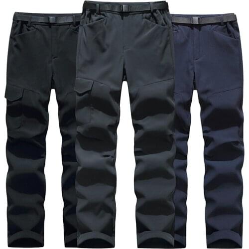 LOFTY STONE New Winter Men Womens Softshell Fleece Hiking Thick Pants Outdoor Windproof Thermal Camping Trekking Trousers