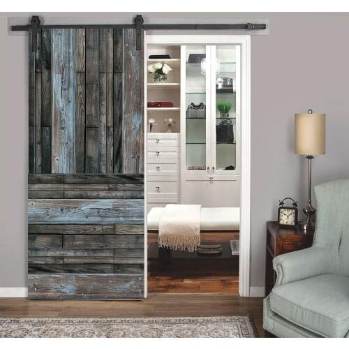 Multifunctional stickers color wood grain table stickers porch sliding door stickers stairs stickers facade living room floor st