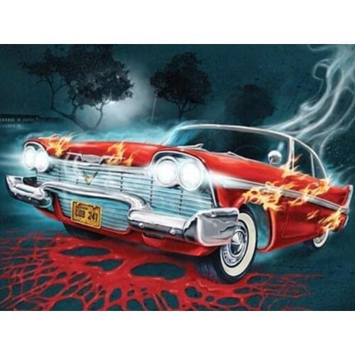 DIY CAR Diamond Painting Kits Embroidery diamond Scalloped Edge scene Child Home Decor landscape flower art Poured Glue