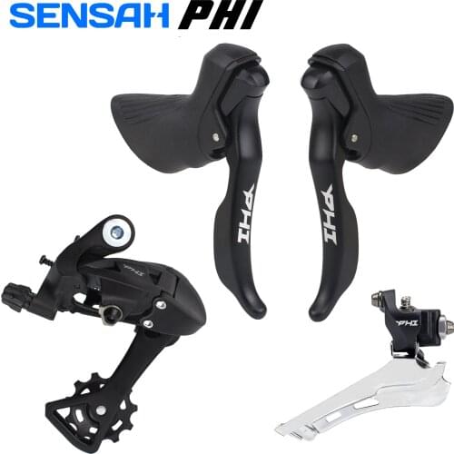 SENSAH Road Bike Shifters Double 2X10 Speed Lever Brake Bicycle Shifter Derailleur Groupset for 105 R7000 4700 Tiagra 8000 New