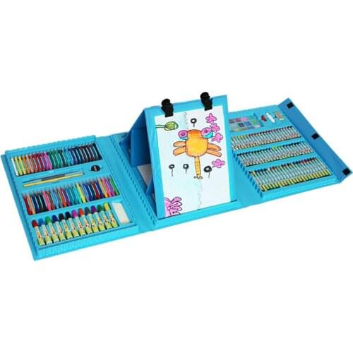 Painting gift box learning stationery gift art supplies painting childrens brush watercolor pen set easel