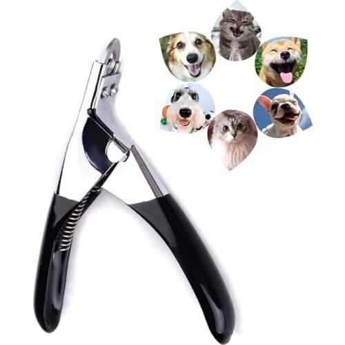Professional Pet Nail Clipper Stainless Steel Dog Cat Toe Trimmers Puppy Claw Grooming Scissor Nails Cutter Tool ALI88