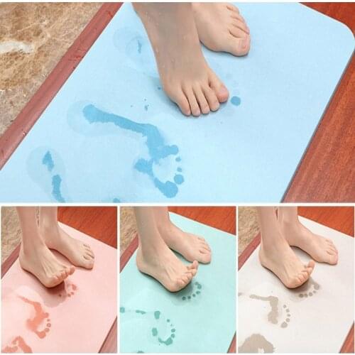 Diatom Mud Anti-Slip Absorbent Fast Drying Ultra Absorbent Mat Bathroom Mat Bath Mats Kitchen Door Floor Mat