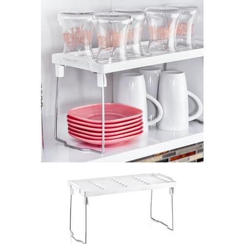Pazarika Cabinet, Bench and Table Top Shelf Organizer