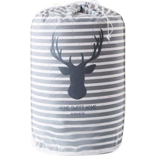 Foldable Storage Bag PEVA Clothes Blanket Quilt Closet Sweater Organizer Pouches Family Save Space Home Decoration Accessories