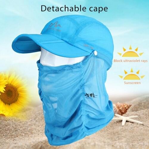 Sports Outdoor Fishing Caps Quick-drying Collapsible Baseball Hat Unisex Sunscreen Baseball Cap Casual Golf Travel