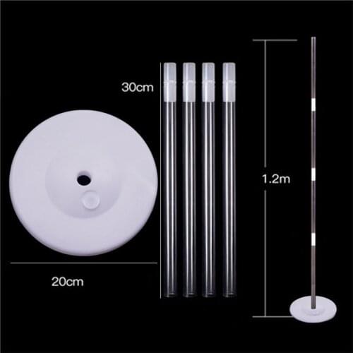 Balloon Column Kits Plastic Balloon Arch Stand With Base And Pole For Wedding Birthday Party Balloons Decoration Accessories