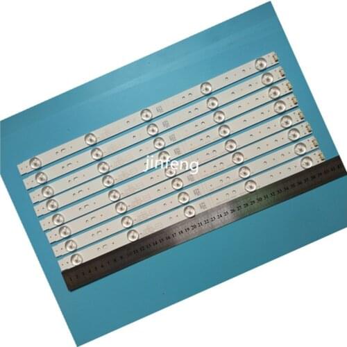 TV Lamp LED Backlight Strips For Telefunken TF-LED43S27T2 Bar line Kit LED Band Array 5800-W43001-5P00 VER02.00 5800-W43001-3P00