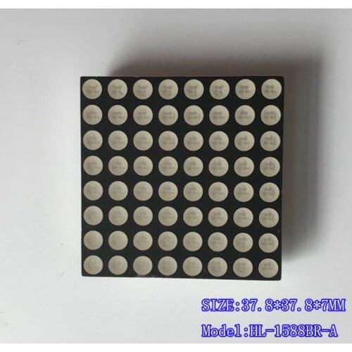 LED Dot Matrix 3.75 Red double do single dot matrix display dot matrix 8*8 dot matrix