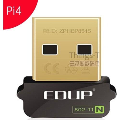 EDUP USB wireless network card N8508GS only supports Raspberry Pi 4B 3B+ 3B 2B 1B+ 1B free drive