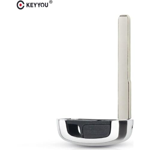 KEYYOU 10X Replacement Uncut Blank Insert Key Emergency Key Blank For Ford Mondeo EcoBoost 2017 2018 Uncut Blanks Small Key