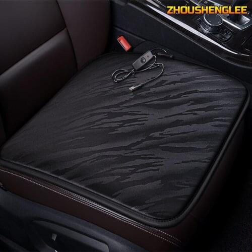 ZHOUSHENGLEE 12V Heated car seat cover for Great Wall all models haval F7 F7x H9 H2 H8 H5 H1 H6 H7 winter cushions car seats