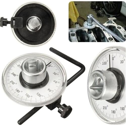 1set Professional 1/2'' Adjustable Drive Torque Angle Gauge Auto Garage Tool Set