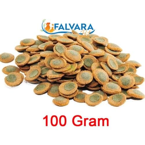 100 Gram Tetra Pleco Veggie Wafers All Ornamental fish For 1. Grade Algae Contain Pelletized Feed Expiry Date 06/2023