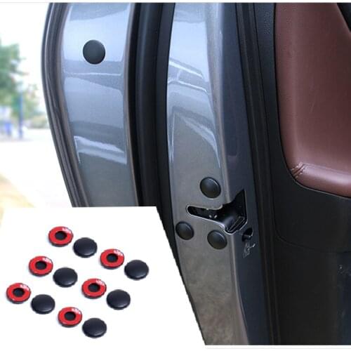 12Pcs Practical Car Interior Door Lock Screw Protector Cover Anti-Rust Cap Trim Stickers For Nissan Teana X-Trail Qashqai