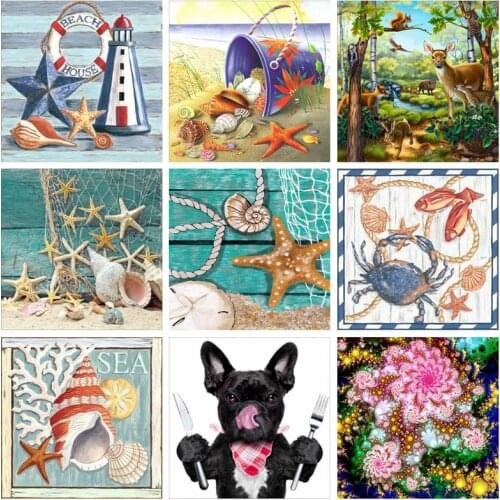 5D Diamond Painting Various Styles Of Patterns DIY Square Diamond Embroidery Round Cross Stitch Diamond Mosaic Painting