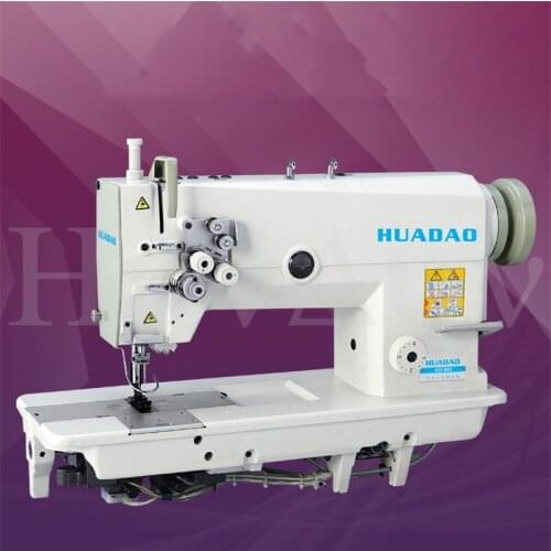 842 Double needle lockstitch sewing machine industrial sewing machine electric household flat car to eat thick