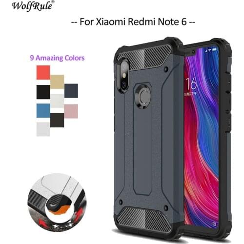 For Cover Xiaomi Redmi Note 6 Pro Case TPU & PC Armor Bumper Pouch Phone Case For Xiaomi Redmi Note 6 Pro Cover 6.26