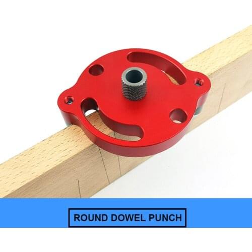 Woodworking 6/8/10mm Drilling Locator Alloy Vertical Pocket Hole Jig Wood Dowelling Self Centering Drill Guide Kit Hole Puncher