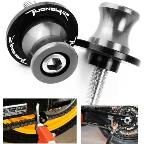 For Aprilia Tuono V4 R V4R 2011-2017 2012 2013 2014-2016 2015 Motorcycle Swingarm Sliders Spools Paddock Stand Bobbins Swing Arm