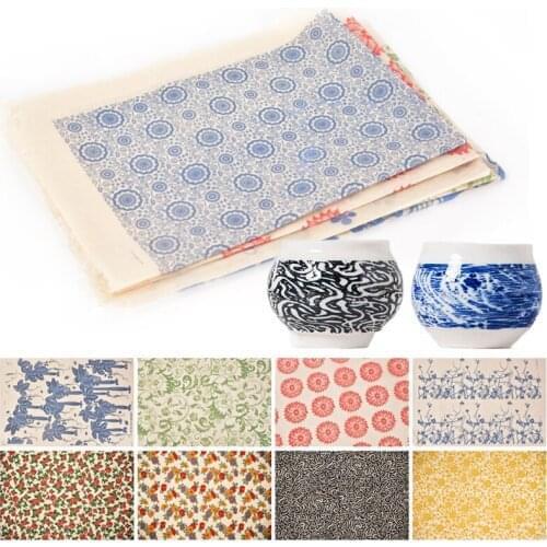 54x37cm Pottery Ceramics Clay Transfer Paper Glaze Underglaze Flower Paper Jingdezhen Blue And White Porcelain Decal Paper