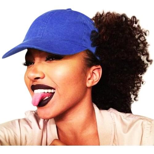 Outdoor Adjustable Ponytail Baseball Cap Solid Sun Protection Peaked Caps Unisex Summer Foldable Gorras Classic Funny Dad Hats