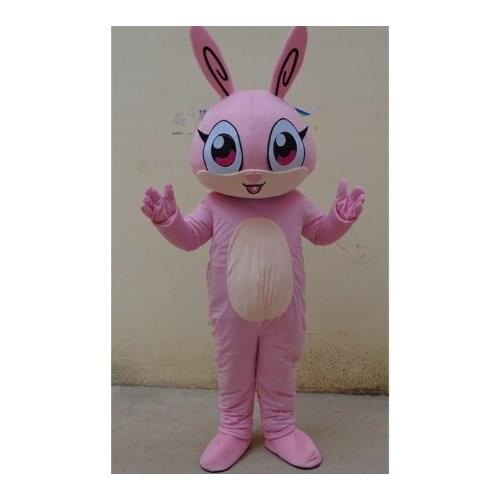 Rabbit Mascot Costume Genius Rabbit Tapeti Forest Elephant Mascot Cartoon Character Mascotte Cosplay Theme Fancy Dress