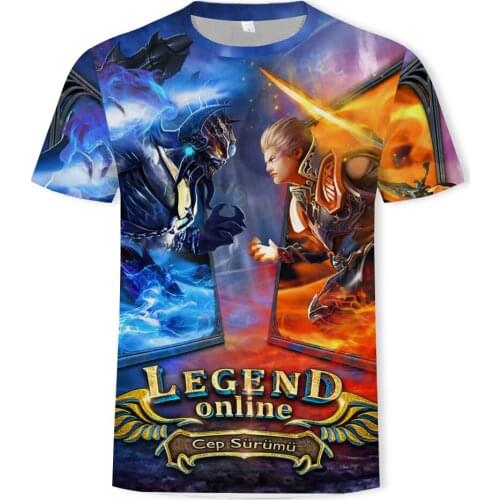 Summer fashion mens and womens T-shirts under the legend of 3D printed casual T-shirts bloody clothing Asian size S-6XLT shirt