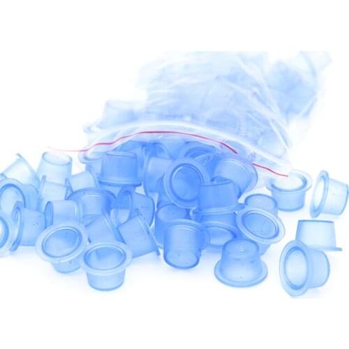 Microblading Tattoo Ink CupTattoo Ink Cup Caps Pigment Holder Permanent Makeup Tattoo Supply SL