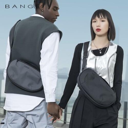 Xiaomi Fashion Anti-theft Chest Bag Waterproof Single Shoulder Bag Messenger Bag USB Travel Sport Crossbody Packs Short Trip