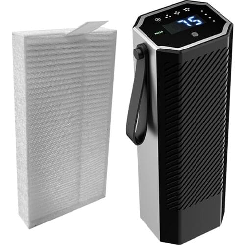 Portable Aluminum Alloy Car Air Purifier Cleaner USB Mini Home Air Cleaner for Outdoor