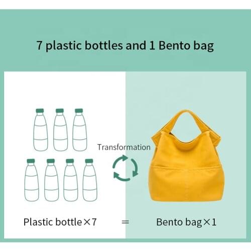 Shouldcat Brand Eco Insulated Polyester Tote Cooler Lunch Bag With Casual Design For People when they go out