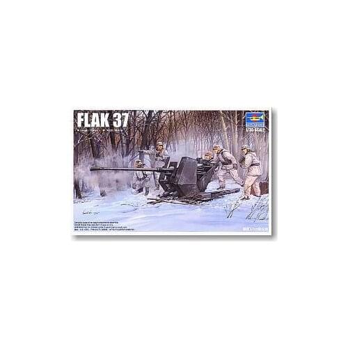 Trumpeter 1/35 scale model 02310 FLAK 37 3.7CM Air defense gun