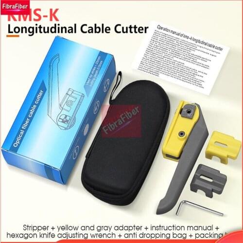 KMS-K Optical Fiber Tool Longitudinal Stripper Cable Jacket Slitter Cable Sheath Cutter