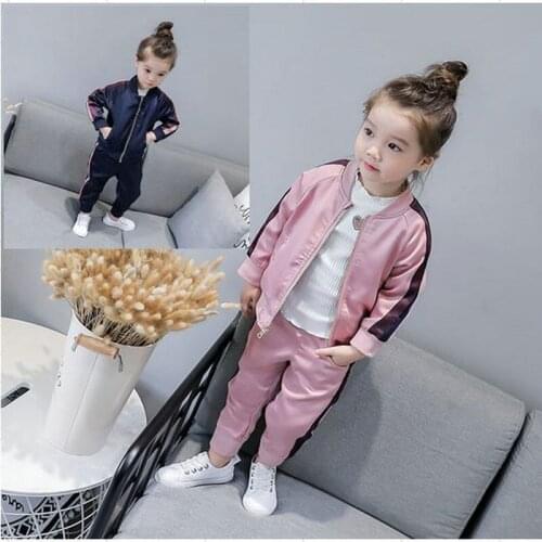 2018 Baby Girl Boy Spring Fall Casual Clothing Set, Jacket+pant 2pcs Fashion Kids Children Outfits Clothes Suits