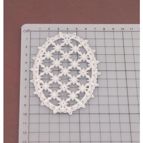 Reunion Oval Grillwork Metal Cutting Dies Scrapbooking Craft Mold Cut Die Stencil Handmade Paper Card Make Template