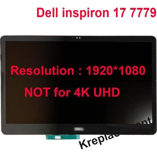 For Dell Inspiron 17 7779 LCD LED Display Touch Screen Assembly Replacement 17.3" 1080P
