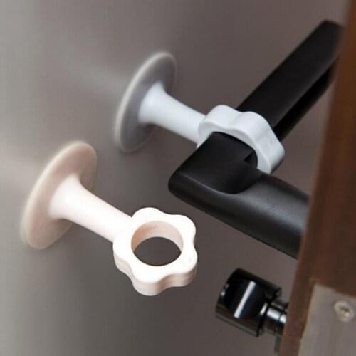 1PC Door Knob Silencer Crash Pad Wall Protectors Silicone Door Stopper Anti Collision Stop Products Baby Protection Products