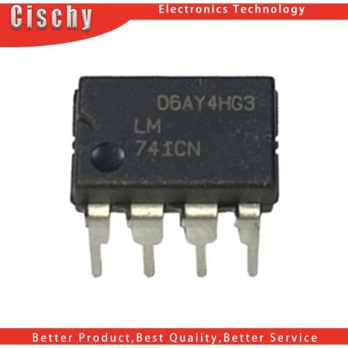 10PCS LM741CN DIP8 LM741 DIP DIP-8 741CN DIP-8 Operational Amplifier LM741C