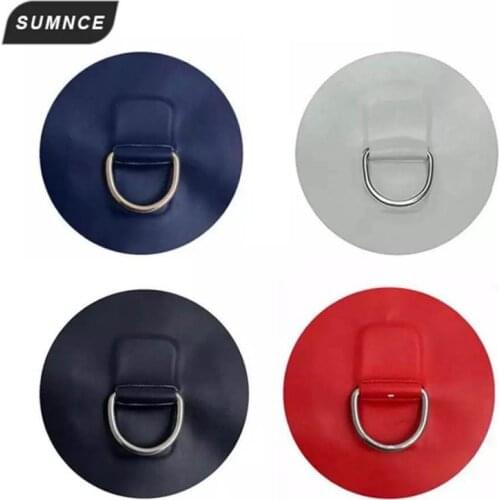 4pcs Inflatable Boat Kayak Fishers Fixed Tool Special D-Ring Sticker Buckle Marine Fixed Buckle Fishing Boat Accessories