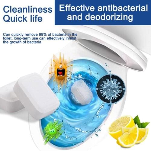 5Pc Toilet Cleaner Bathtub Glass Stain Deep Cleaning Effervescent Tablets Toilet Bleaching Deodorize Cleaner Bathroom Deodorizer