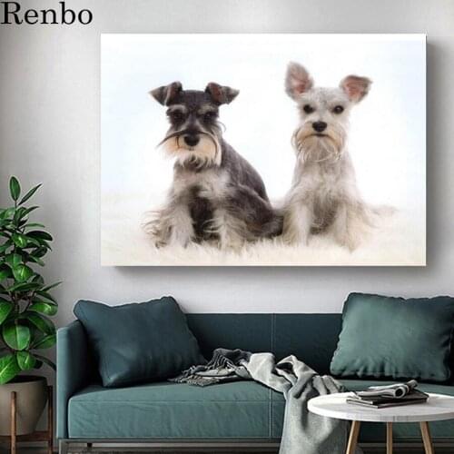 5D Diy diamond painting Schnauzer Dog Diamond Embroidery Full Square Round Pet Dog Cross Stitch Kit Diamond Mosaic Home Decor