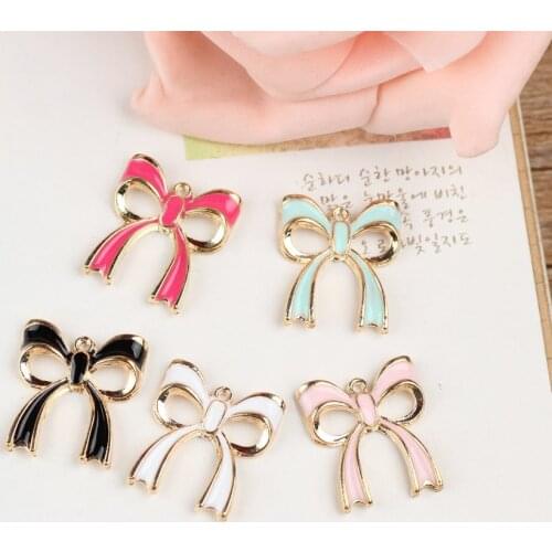 Free Shipping Mini Order 20PCS 18*20MM Oil Drop DIY Necklace Pendants Gold Tone Enamel Alloy Enamel Bracelet Pendant Charm