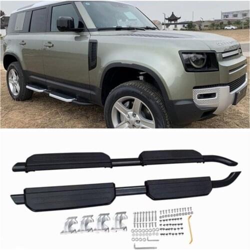Running Boards Side Step Bar Pedals For LAND ROVER Defender 2020 2021 2022 High Quality Nerf Bars Auto Accessories