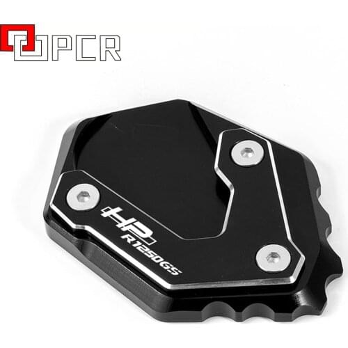For BMW R1250GS R 1250 GS HP R1250 GS Adv. Adventure low suspension CNC Kickstand Side Stand Vergroter Plaat Extension Pad