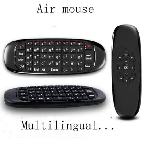 Fly air mouse remote controller 2.4G Wireless Multilingual Keyboard Rechargeble Mini Remote Control For Smart Android Tv Box Pc